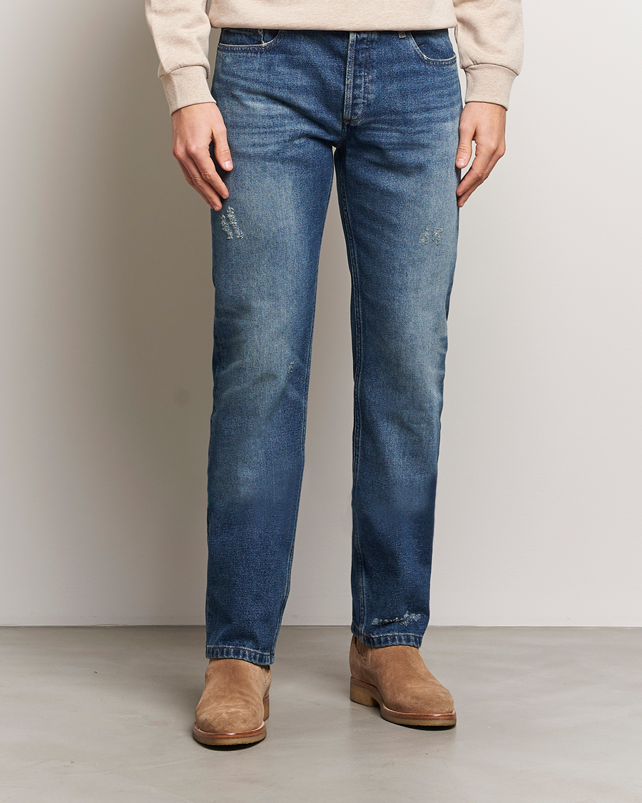 Heren | Jeans | A.P.C. | New Standard Jeans Washed Indigo