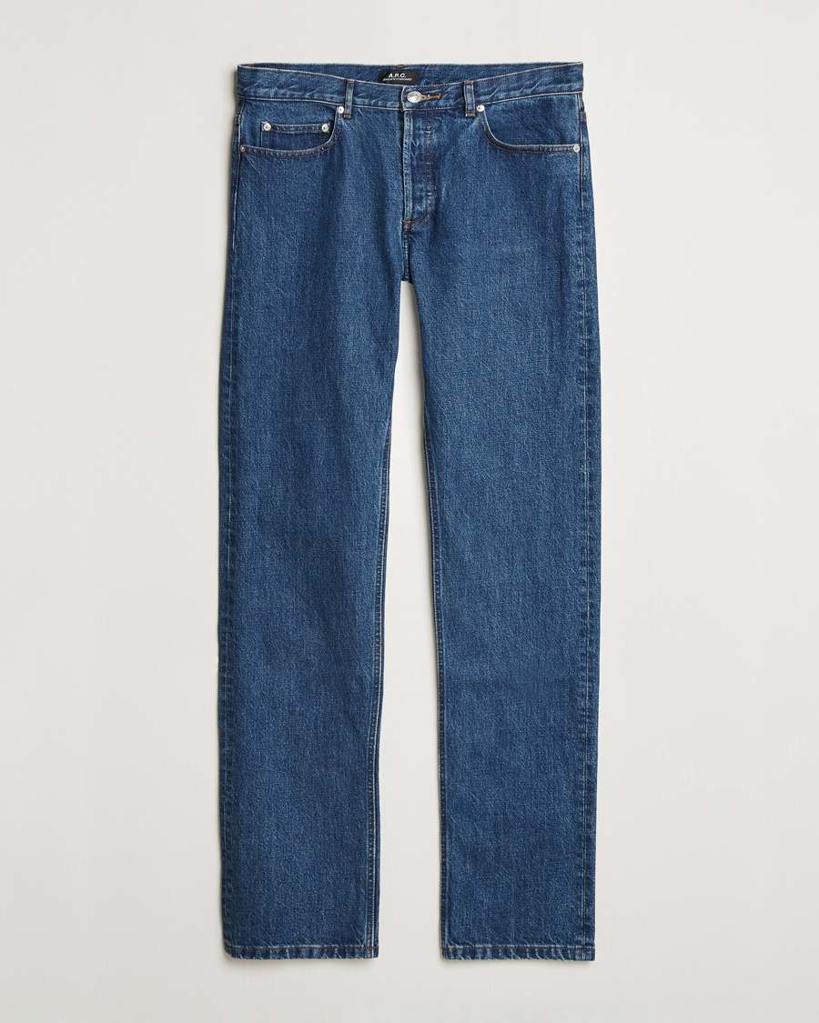 Heren | Jeans | A.P.C. | New Standard Jeans Washed Indigo