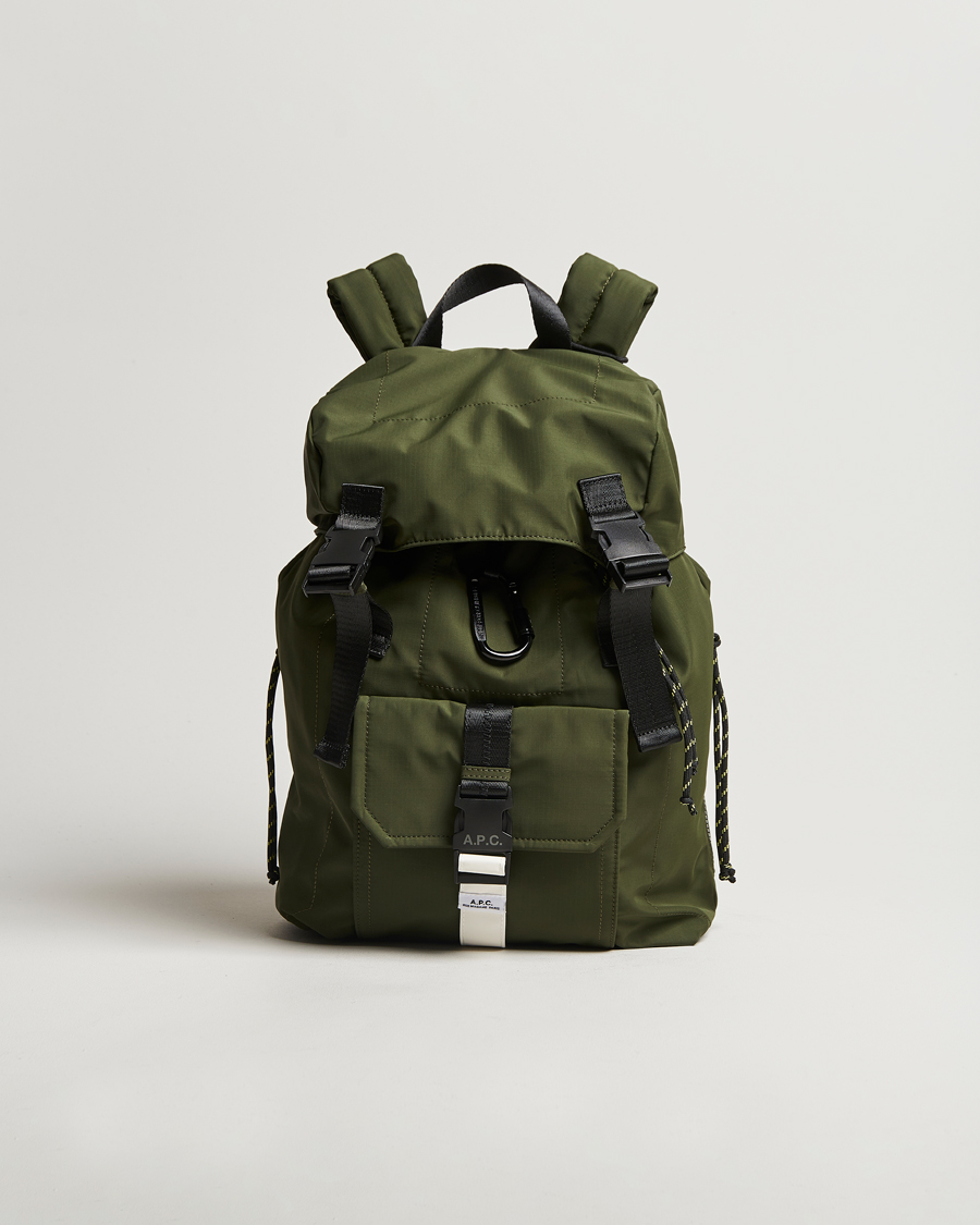Heren | Tassen | A.P.C. | Trek Backpack Dark Khaki