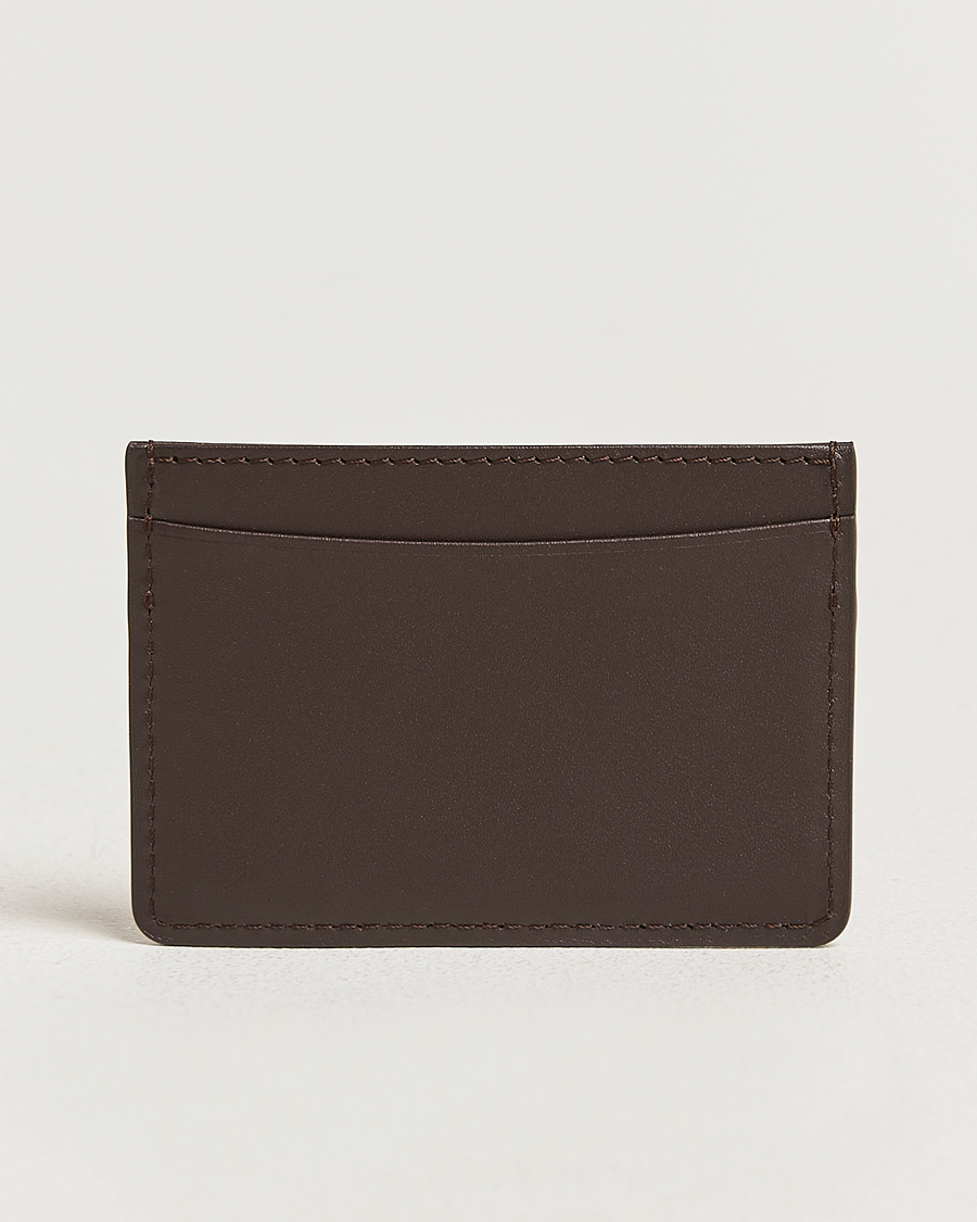 Heren | Portemonnees | A.P.C. | A.P.C.Calf Leather Card HolderDark Brown