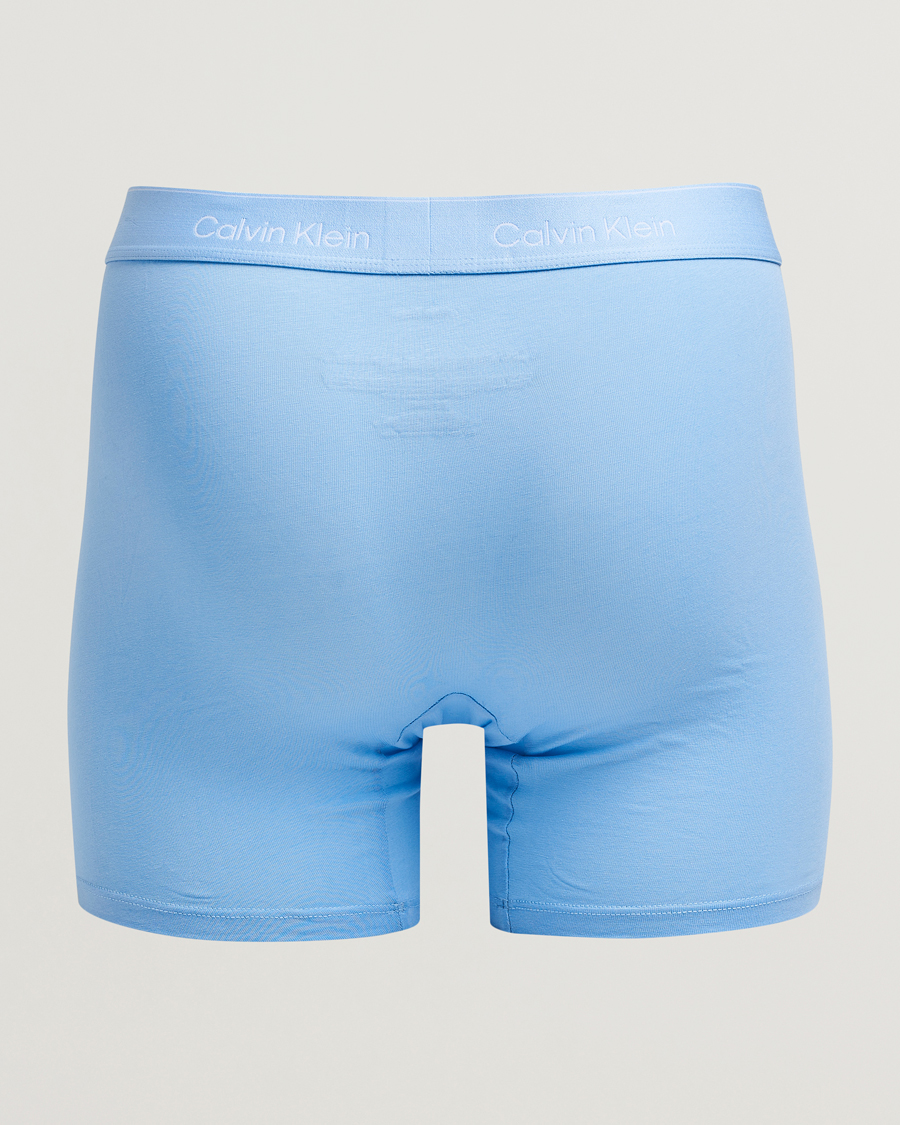 Heren | Ondergoed | Calvin Klein | 3-Pack Icon Cotton Stretch Boxer Brief Black/Blue/Light Blue