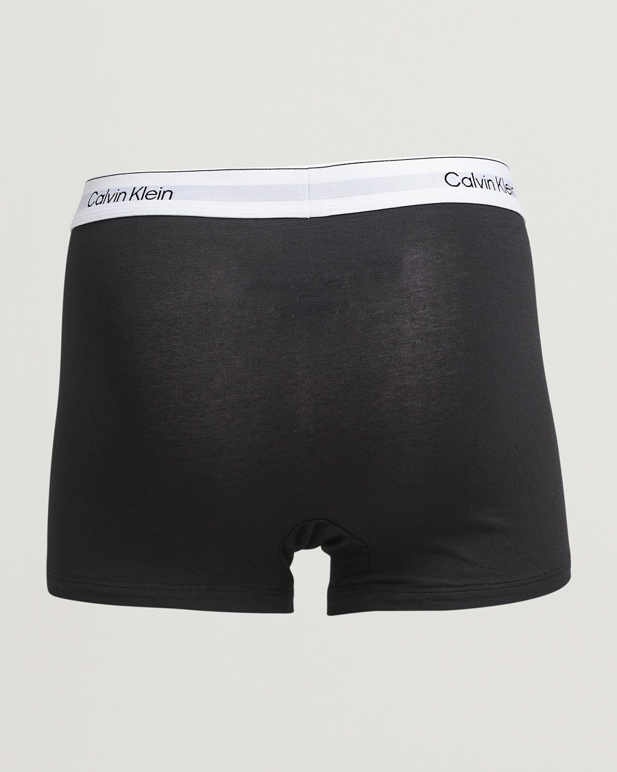 Heren | Ondergoed | Calvin Klein | 3-Pack Icon Cotton Stretch Relaxed Trunk Black/White/Grey