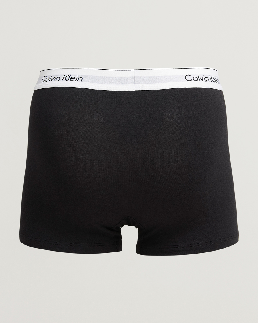 Heren | Ondergoed | Calvin Klein | 3-Pack Icon Cotton Stretch Relaxed Trunk Black