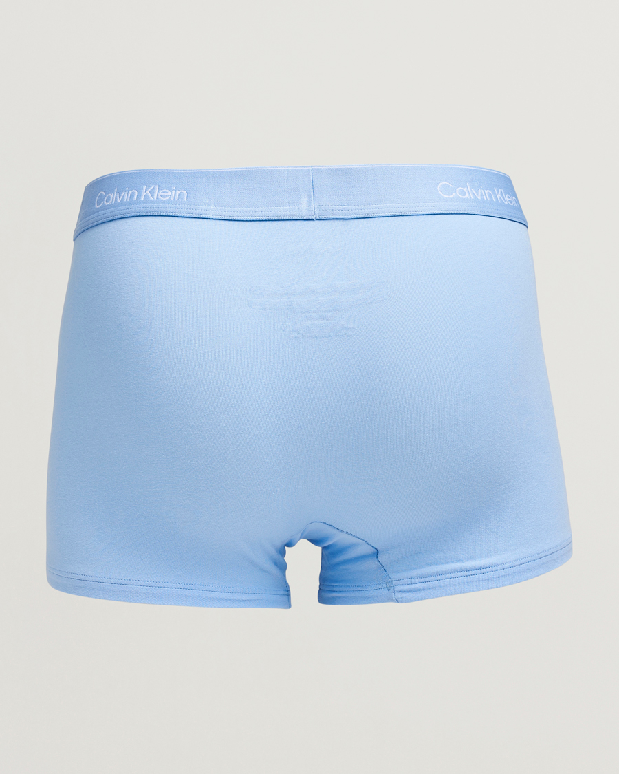 Heren | Ondergoed | Calvin Klein | 3-Pack Icon Cotton Stretch Trunk Black/Blue/Green
