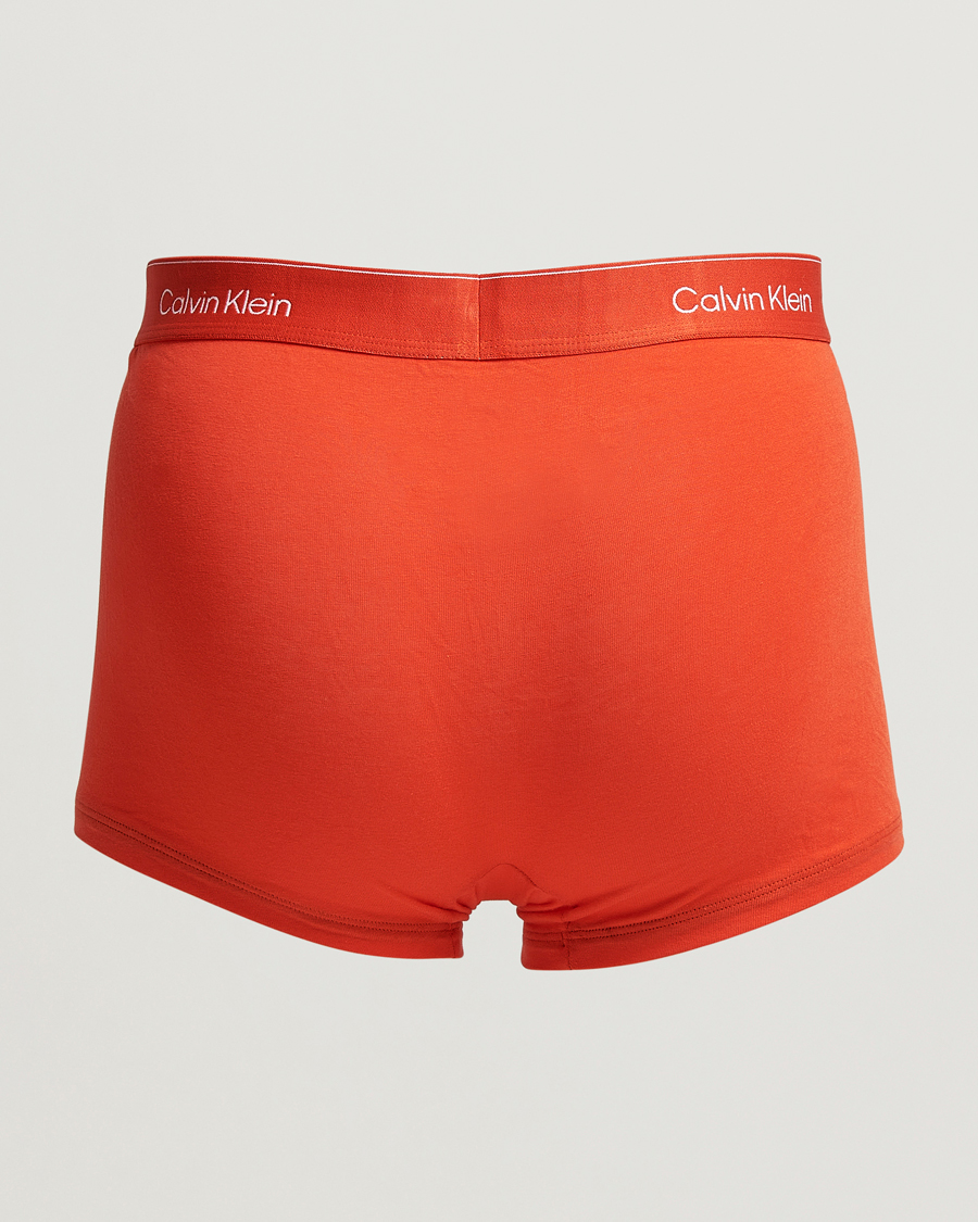 Heren | Ondergoed | Calvin Klein | 3-Pack Icon Cotton Stretch Low Rise Trunk Blue/Grey/Red