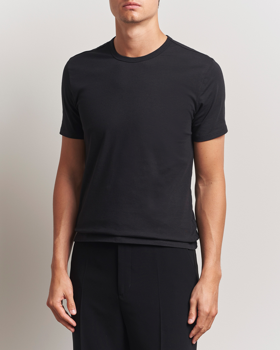 Heren | T-shirts | Calvin Klein | 3-Pack Cotton Stretch Crew Neck T-Shirt Black
