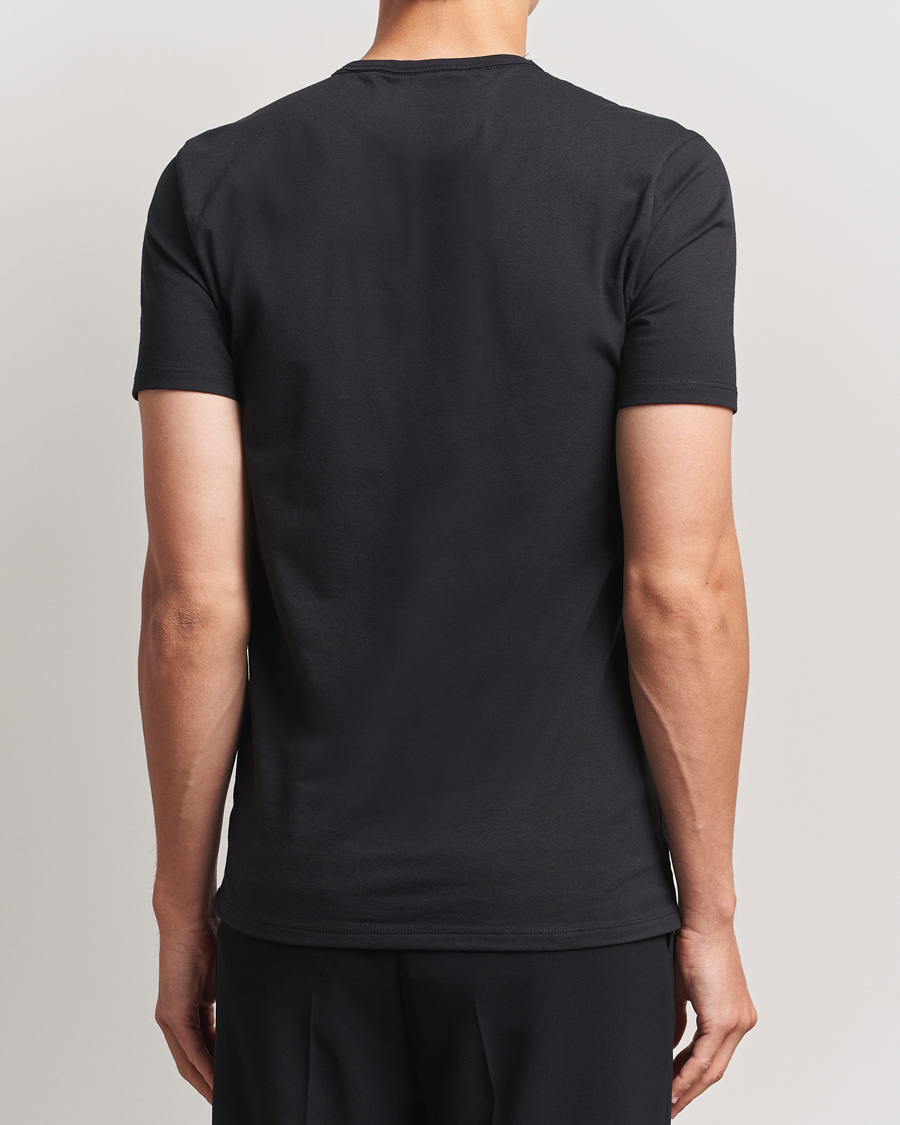 Heren | T-shirts | Calvin Klein | 3-Pack Cotton Stretch Crew Neck T-Shirt Black