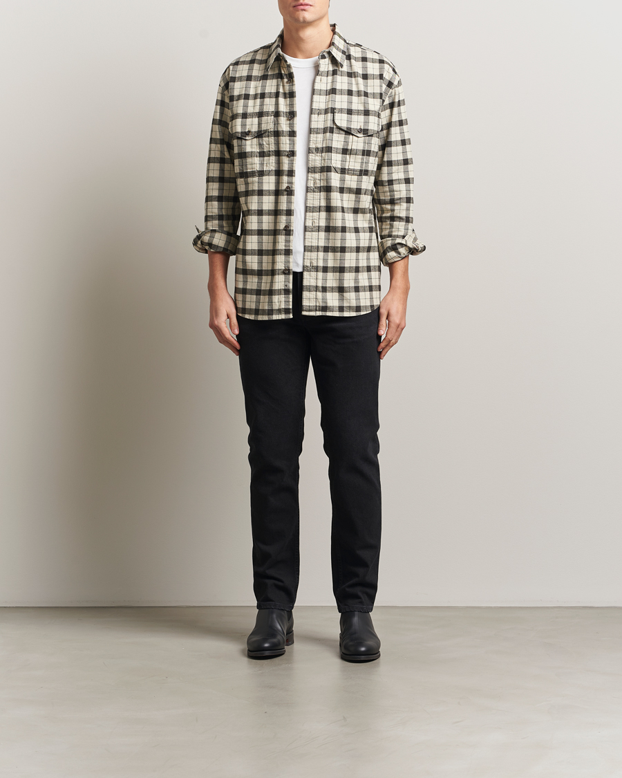 Heren | Jeans | Nudie Jeans | Solid Ollie Jeans Black Steel