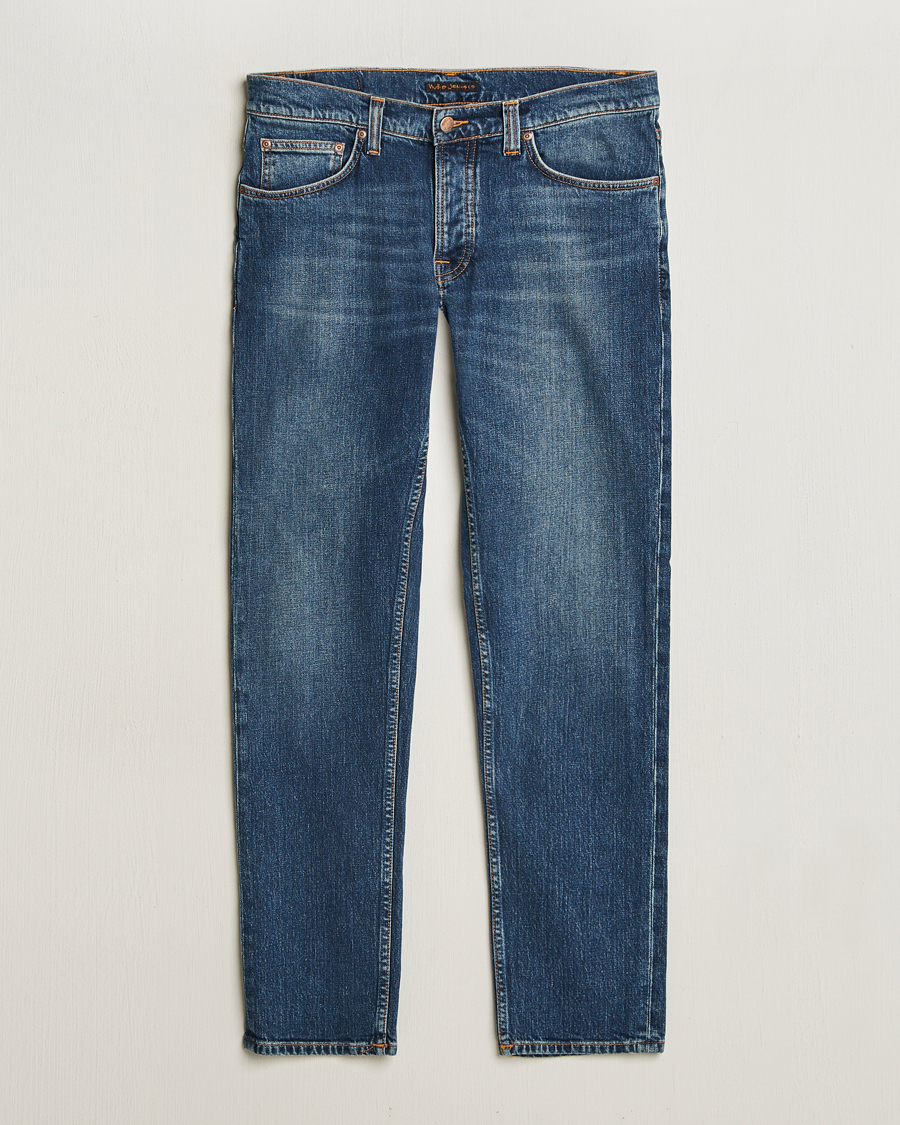 Heren | Jeans | Nudie Jeans | Solid Ollie Jeans Wild Blue