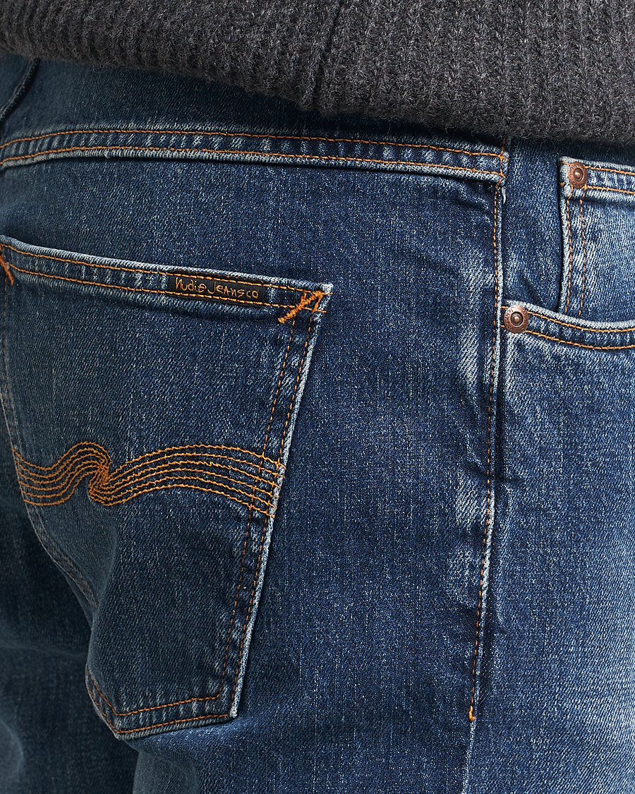 Heren | Jeans | Nudie Jeans | Solid Ollie Jeans Wild Blue