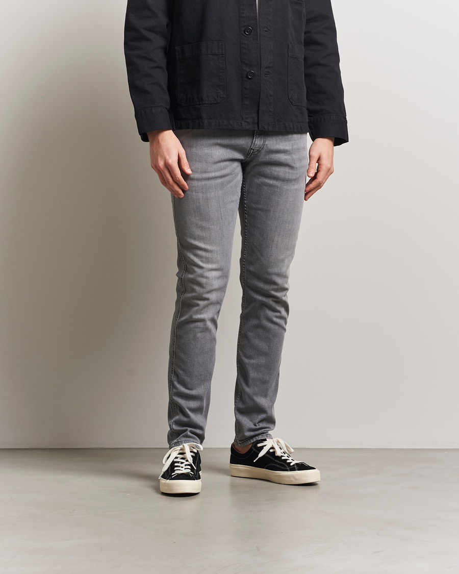 Heren | Jeans | Replay | Anbass Stretch Jeans Washed Grey