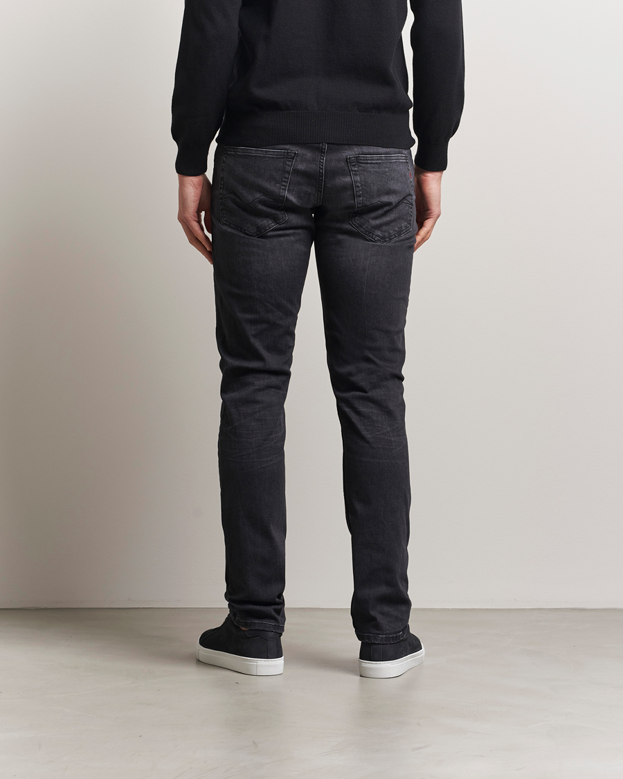 Heren | Jeans | Replay | Grover Straight Fit Stretch Jeans Washed Black