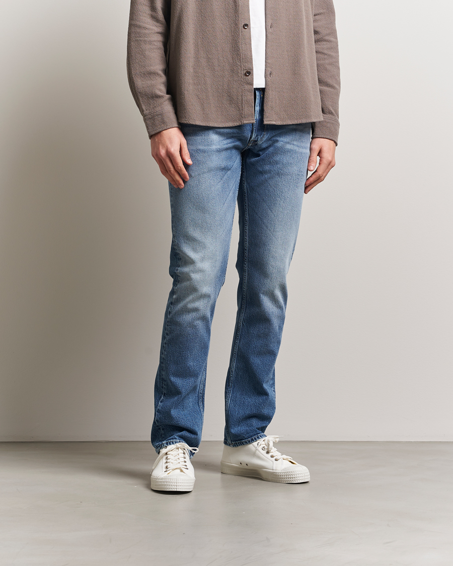 Heren | Jeans | Replay | Grover Straight Fit Original Jeans Medium Blue