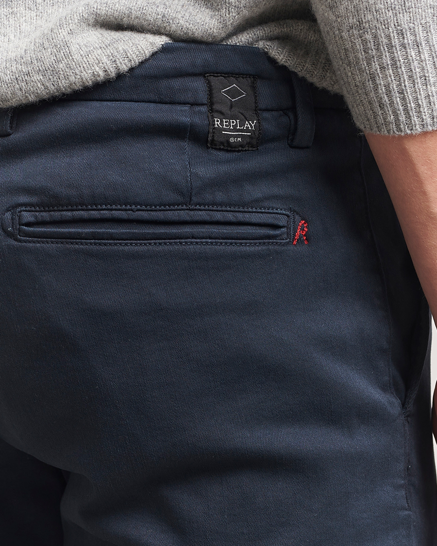 Heren | Korte broek | Replay | Benni Hyperflex Shorts Navy