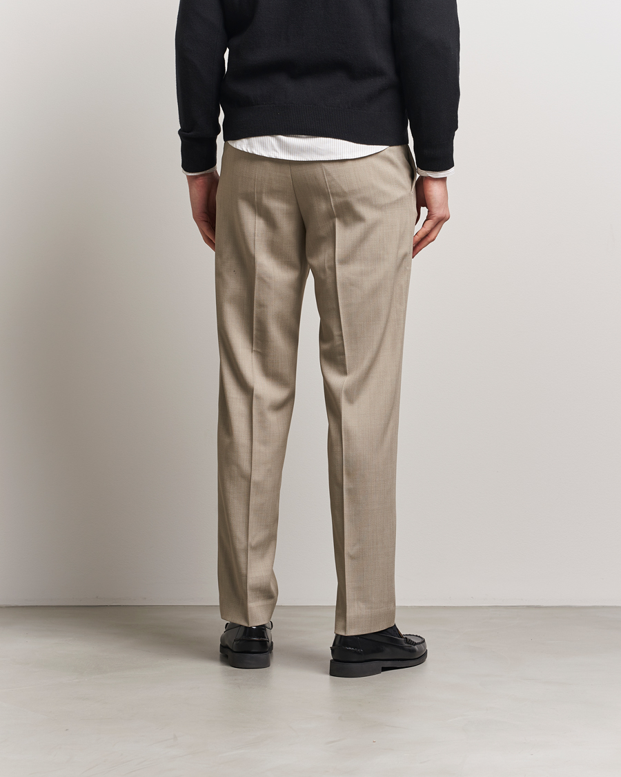 Heren | Broeken | Filippa K | Tailored Twill Drawstring Trousers Sage Melange