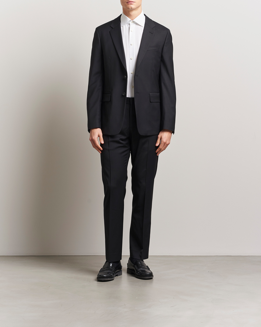 Heren | Blazers | Filippa K | Slim Wool Blazer Black