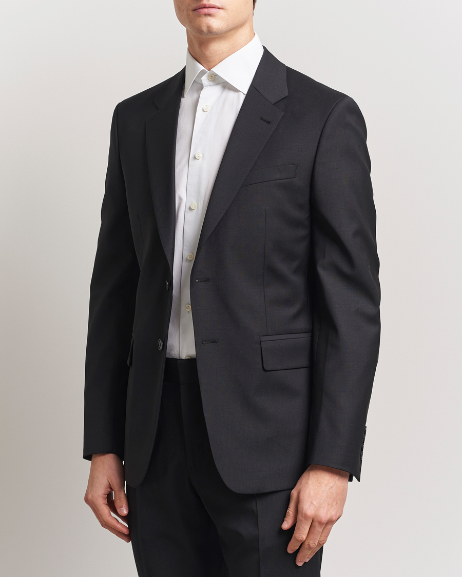 Heren | Blazers | Filippa K | Slim Wool Blazer Black
