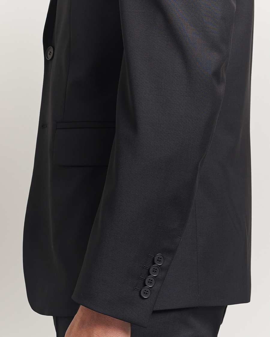 Heren | Blazers | Filippa K | Slim Wool Blazer Black