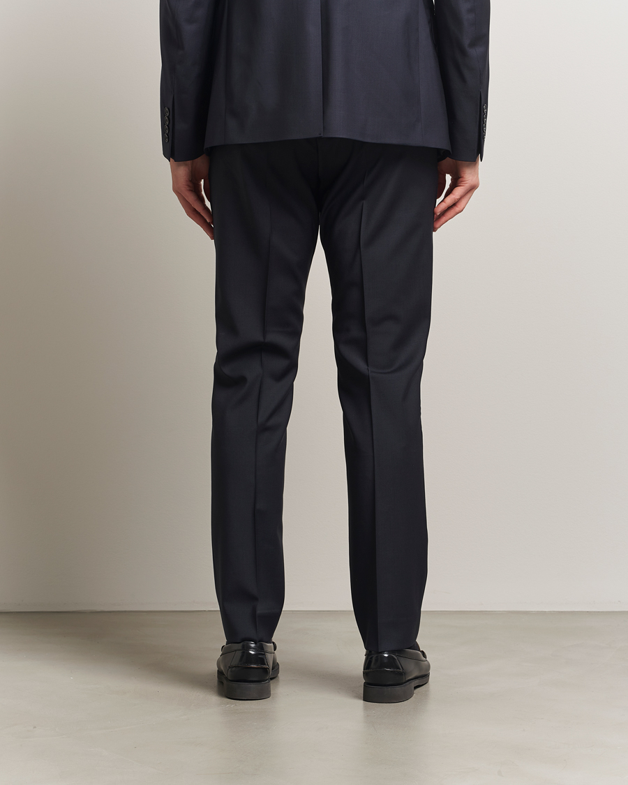 Heren | Broeken | Filippa K | Slim Wool Trousers Dark Navy