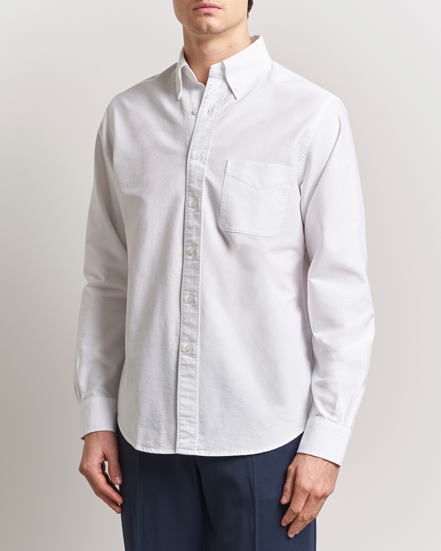 Heren | Overhemden | Filippa K | Slim Oxford Shirt White