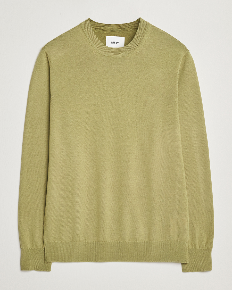 Heren | Truien | NN07 | Ted Merino Crew Neck Pullover Evergreen