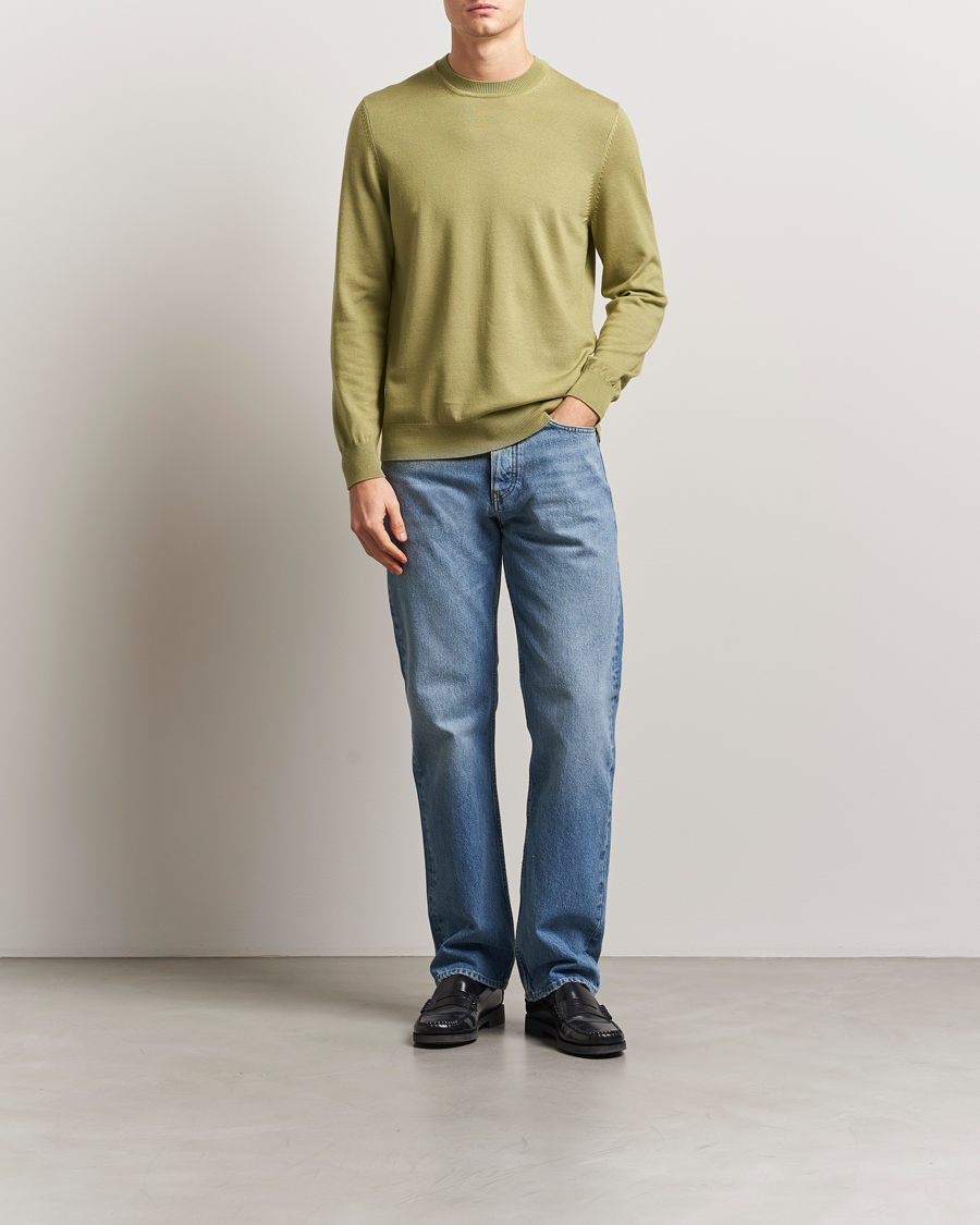 Heren | Truien | NN07 | Ted Merino Crew Neck Pullover Evergreen