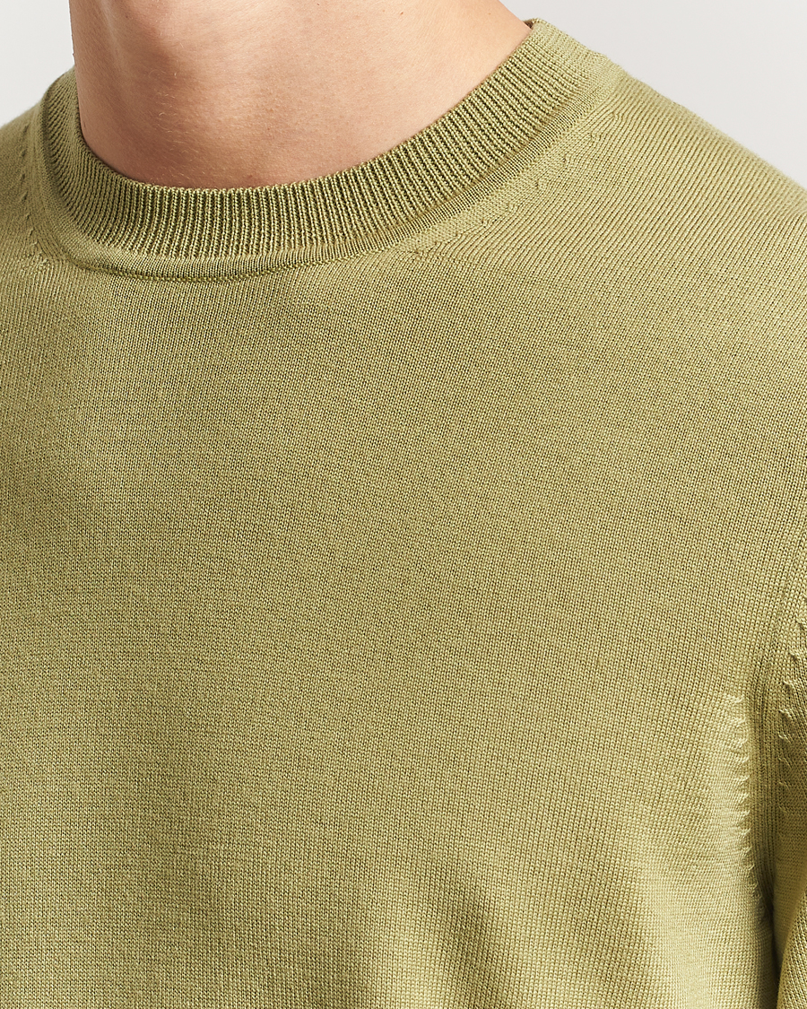 Heren | Truien | NN07 | Ted Merino Crew Neck Pullover Evergreen
