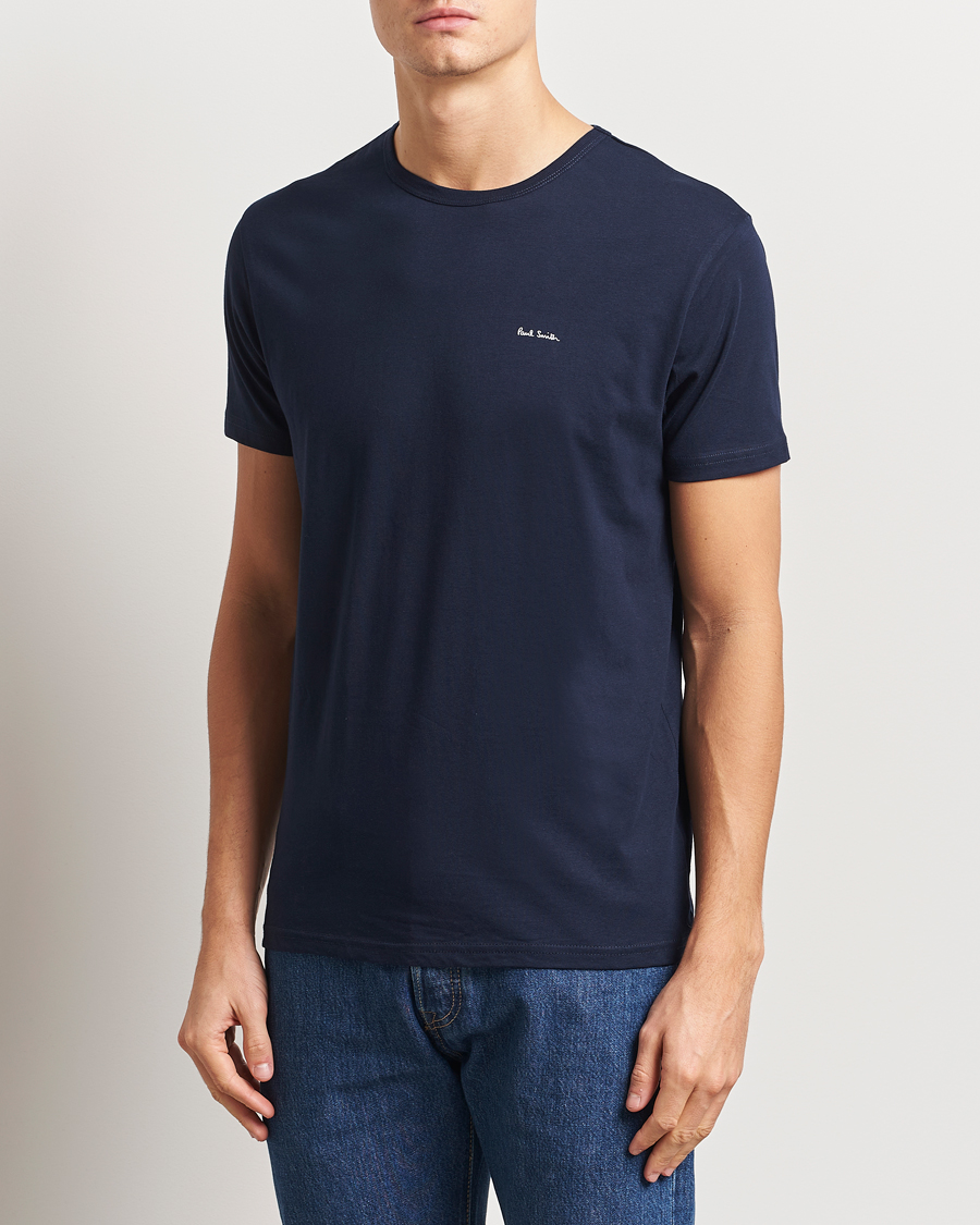 Heren | T-shirts | Paul Smith | 3-Pack Crew Neck T-Shirt Navy