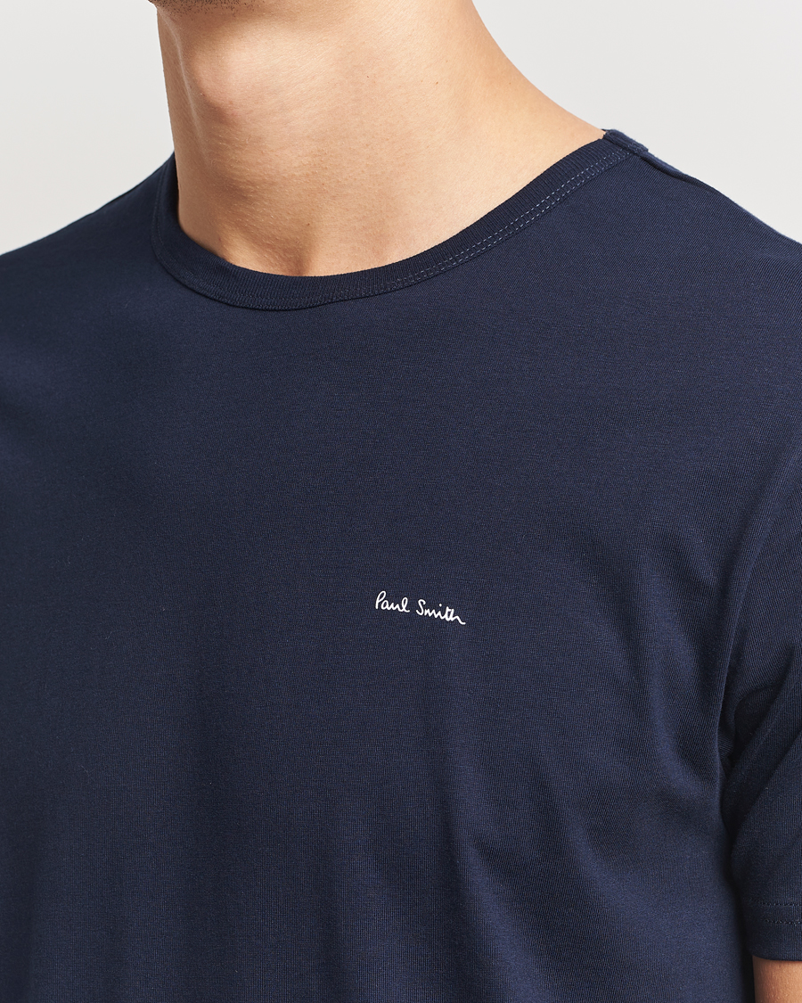 Heren | T-shirts | Paul Smith | 3-Pack Crew Neck T-Shirt Navy