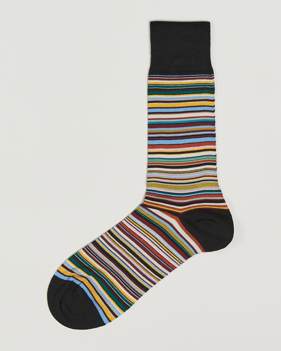 Heren | Ondergoed | Paul Smith | Multistripe Socks Black