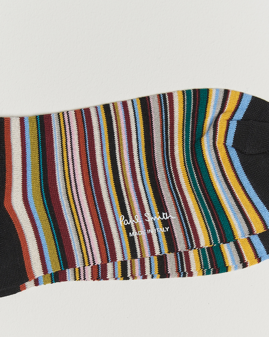Heren | Ondergoed | Paul Smith | Multistripe Socks Black