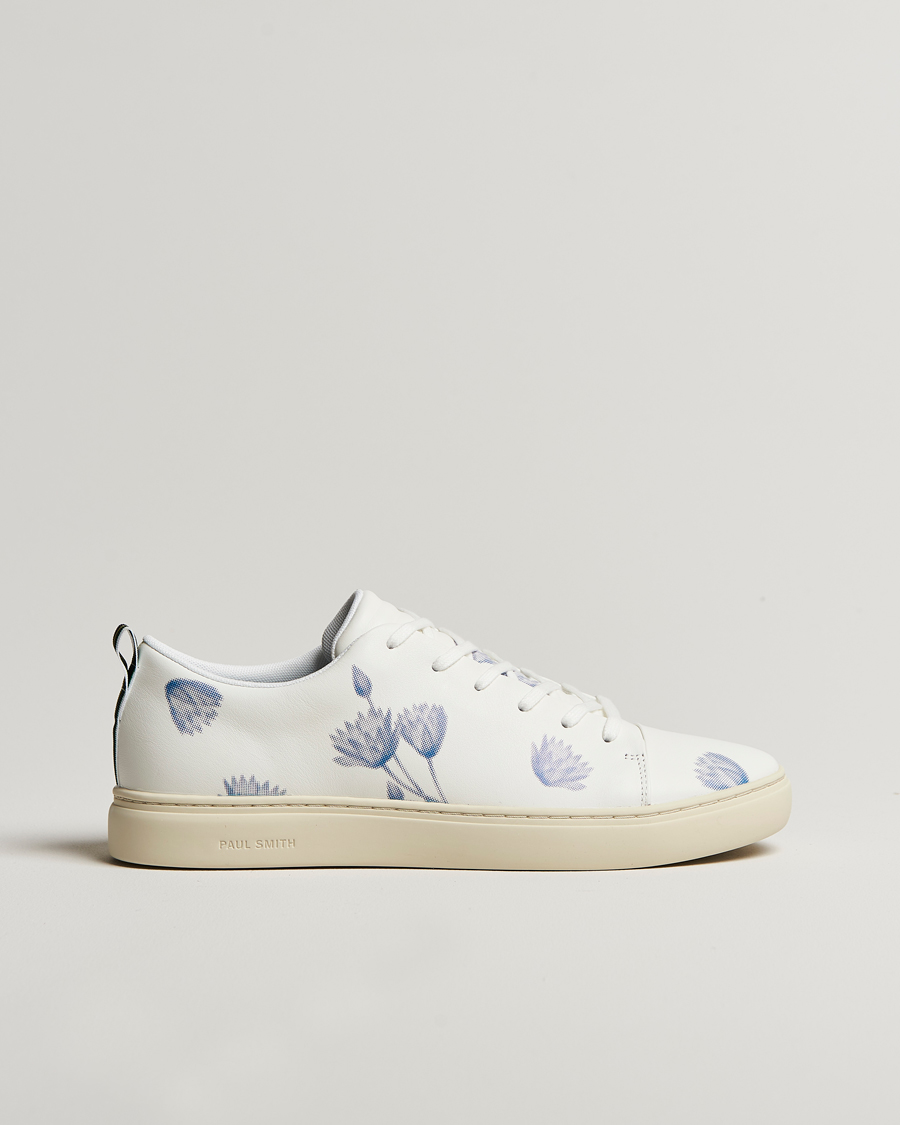 Heren | Sneakers | PS Paul Smith | Lee Flower Print leather Sneaker White