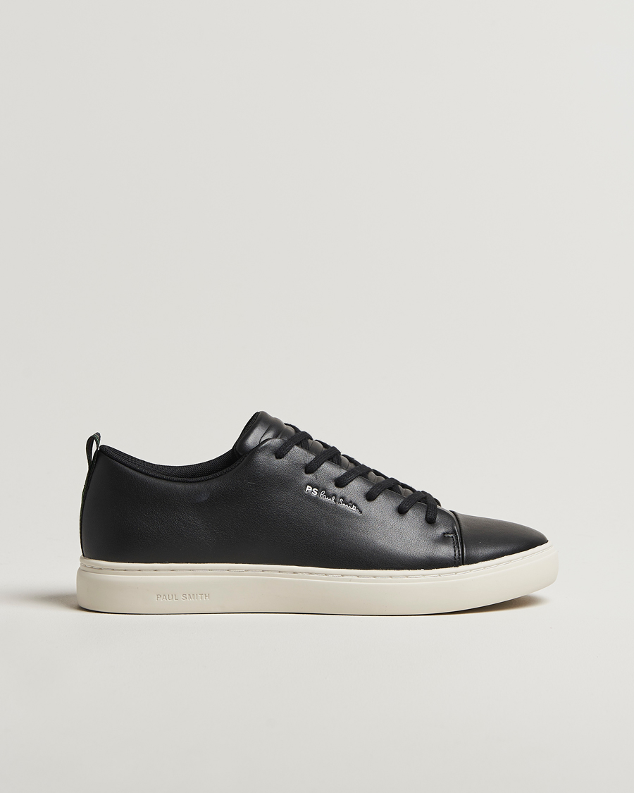 Heren | PS Paul Smith Lee Leather Sneaker Black | PS Paul Smith | Lee Leather Sneaker Black