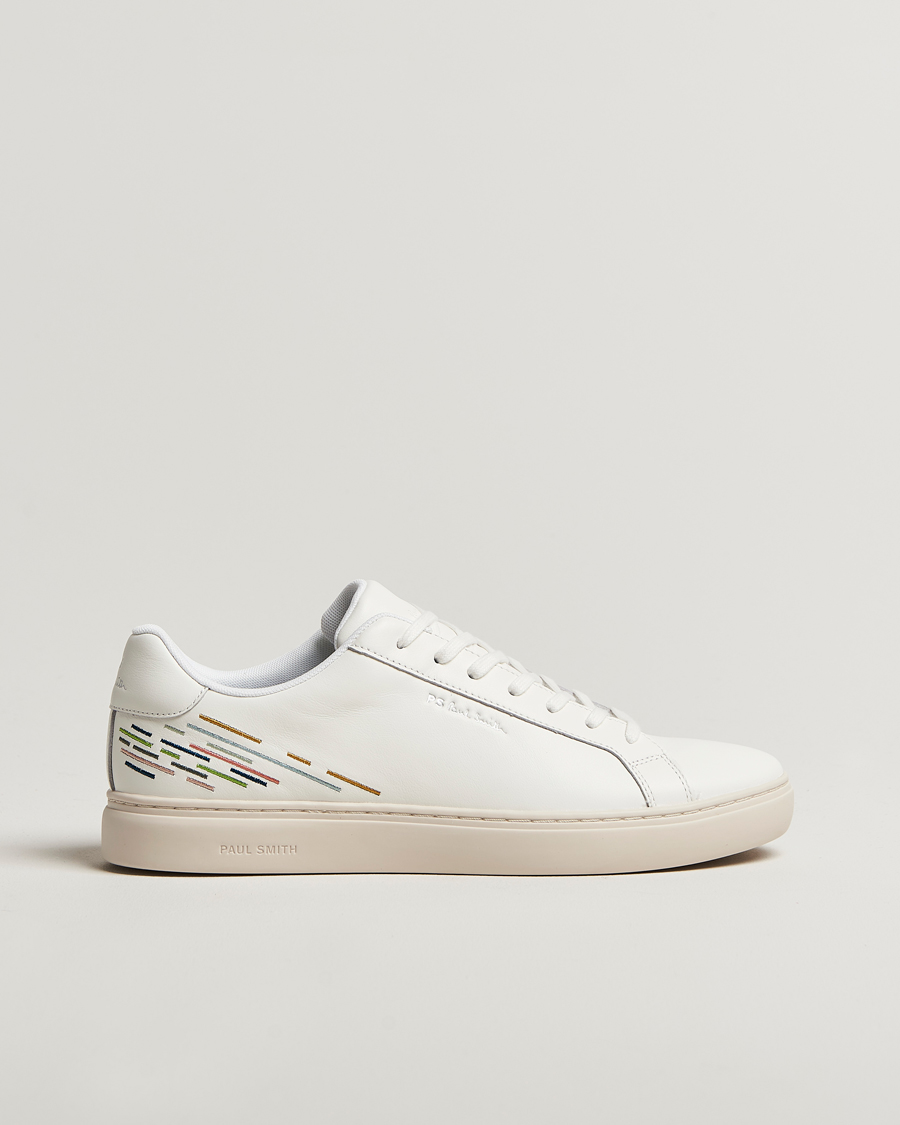Heren | Sneakers | PS Paul Smith | Rex Embroidered Leather Sneaker White