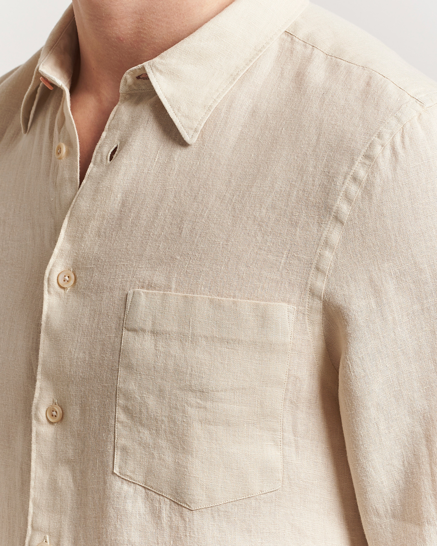 Heren | Overhemden | PS Paul Smith | Tailored Fit Linen Shirt Beige