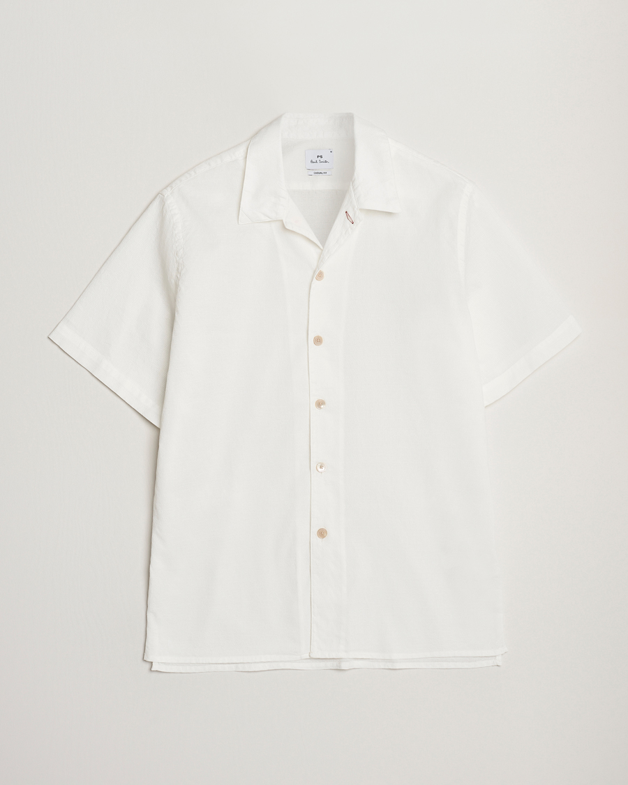 Heren | Overhemden | PS Paul Smith | Structured Short Sleeve Shirt White