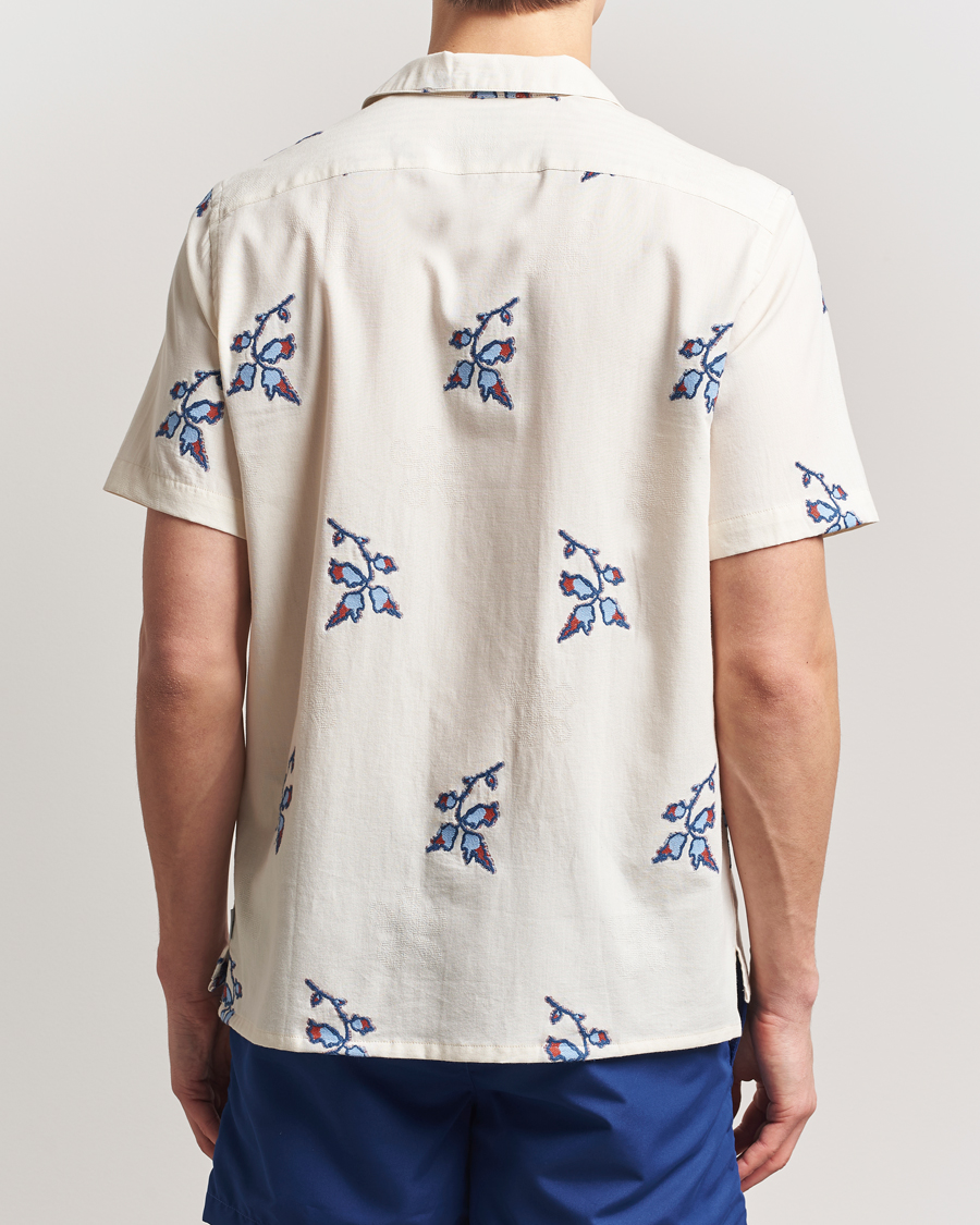 Heren | Overhemden | PS Paul Smith | Flower Short Sleeve Shirt Off White