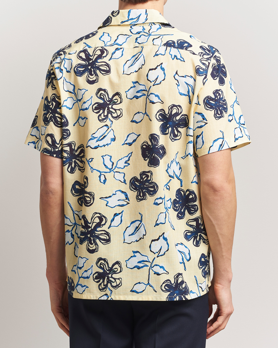 Heren | Overhemden | PS Paul Smith | Floral Short Sleeve Shirt Yellow
