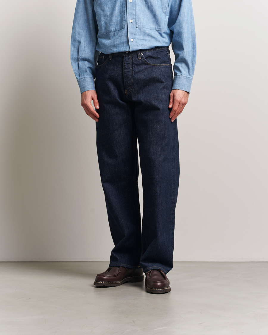 Heren | Overhemden | Sunflower | Loose Jeans Simple Rinse Blue