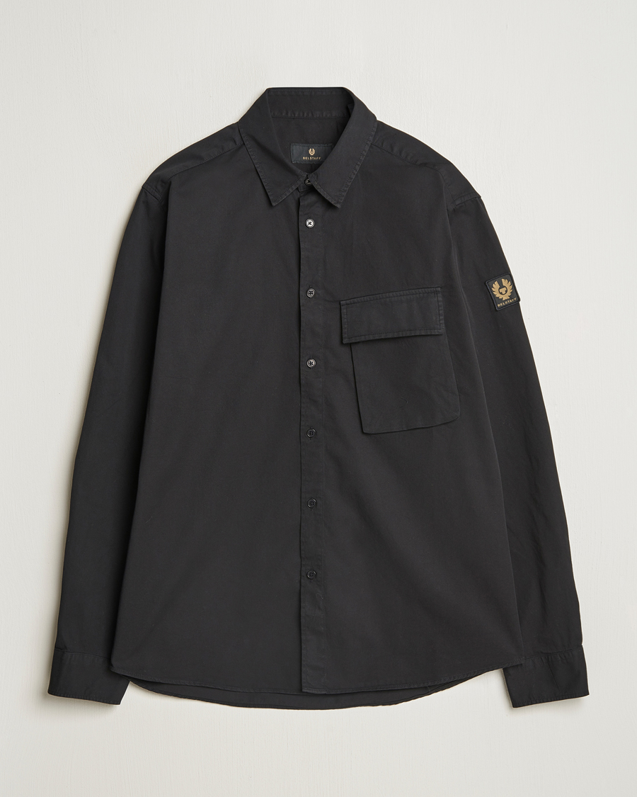 Heren | Overhemden | Belstaff | Scale Cotton Pocket Shirt Black