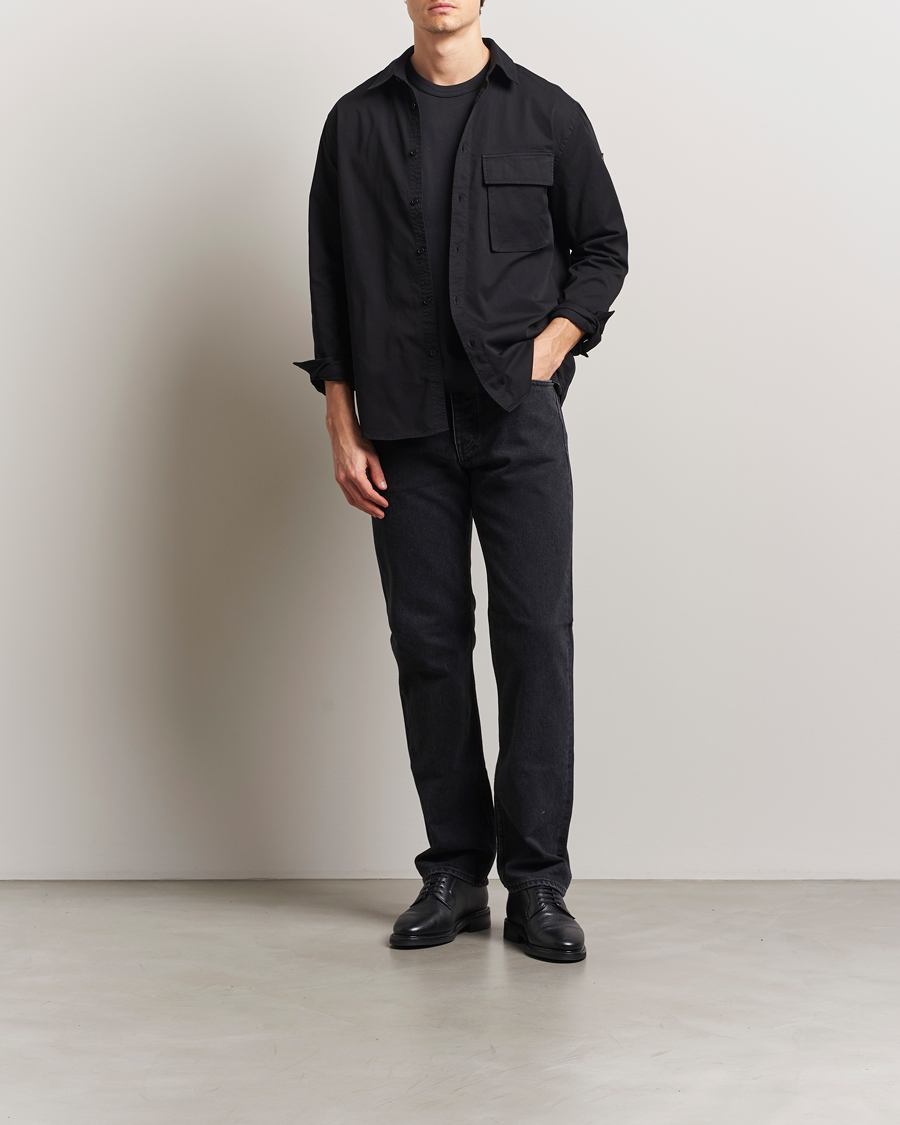 Heren | Overhemden | Belstaff | Scale Cotton Pocket Shirt Black