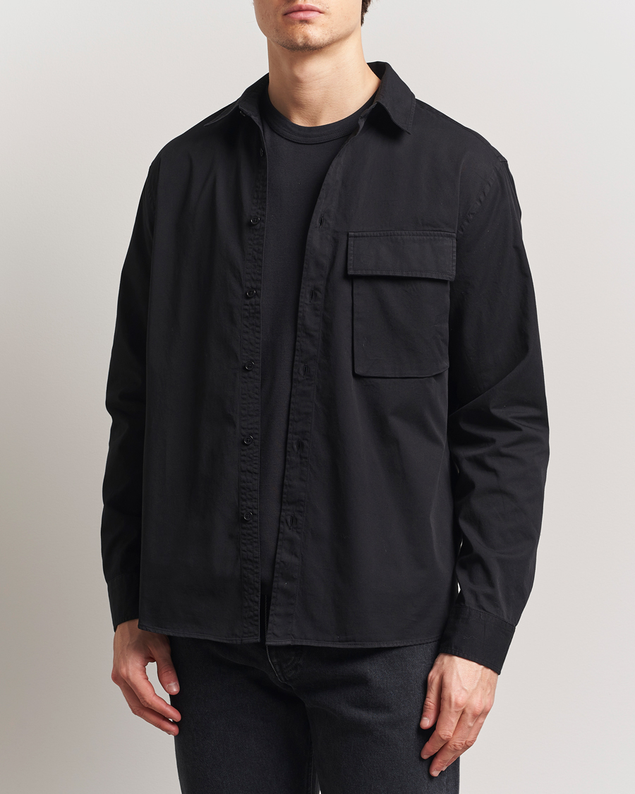 Heren | Overhemden | Belstaff | Scale Cotton Pocket Shirt Black