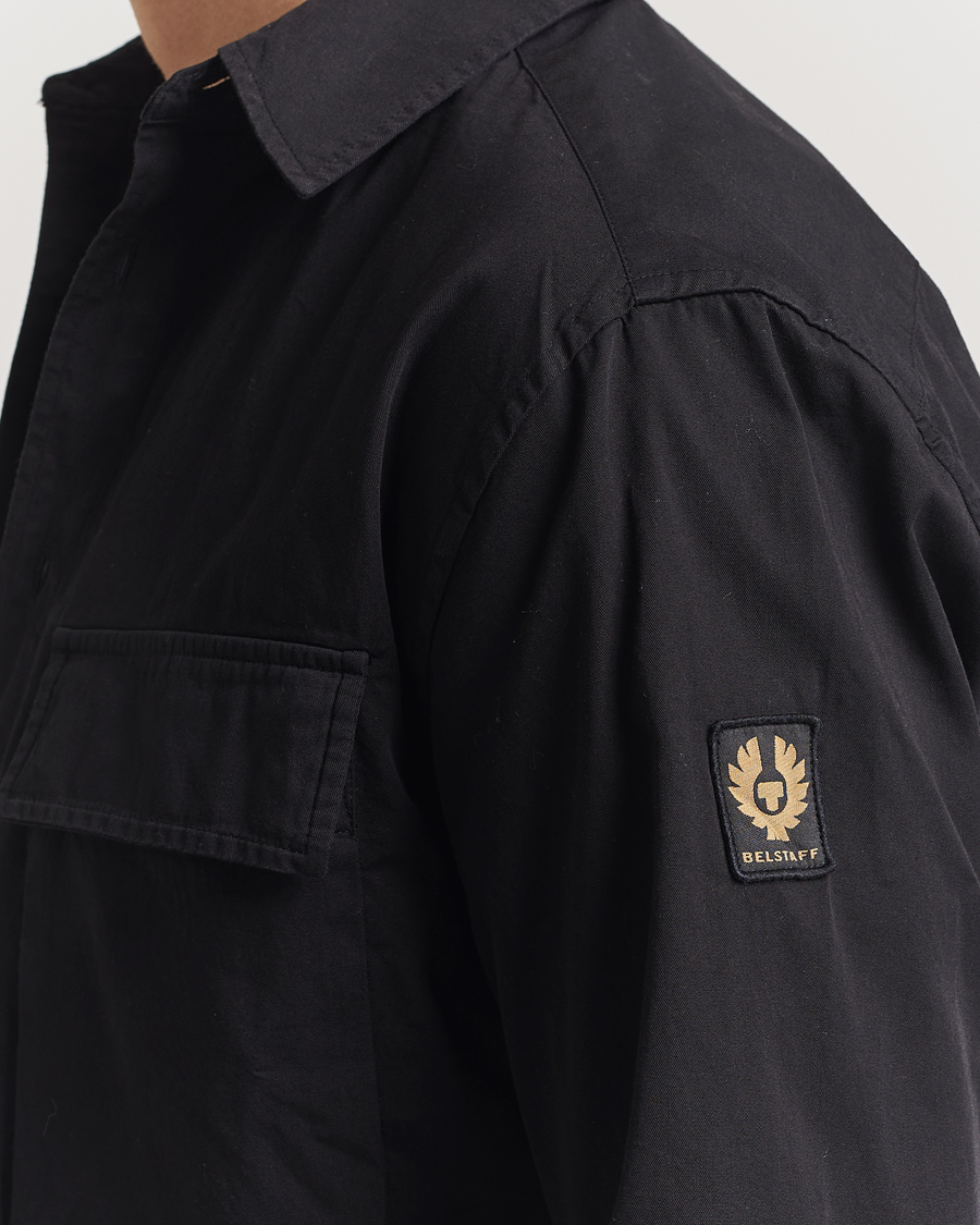 Heren | Overhemden | Belstaff | Scale Cotton Pocket Shirt Black