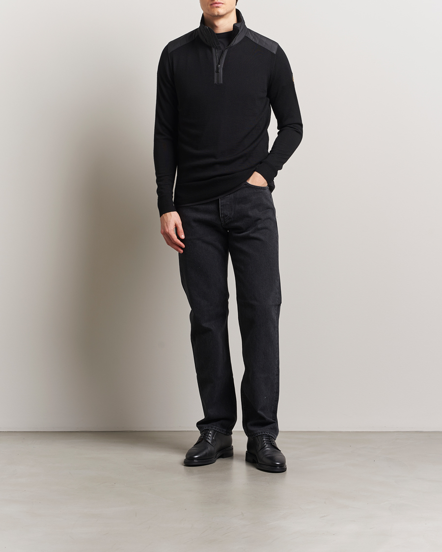Heren | Truien | Belstaff | Kilmington Quarter Zip Jumper Black