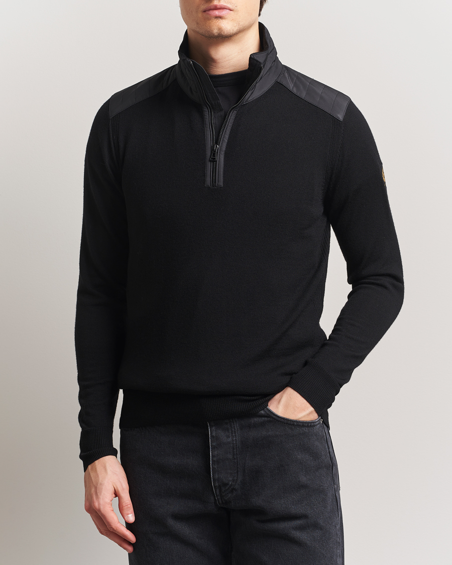 Heren | Truien | Belstaff | Kilmington Quarter Zip Jumper Black