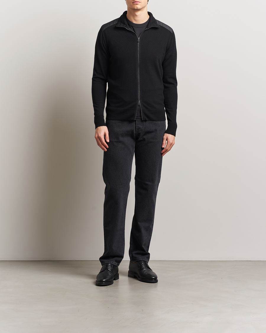 Heren | Truien | Belstaff | Kelby Zip Cardigan Black