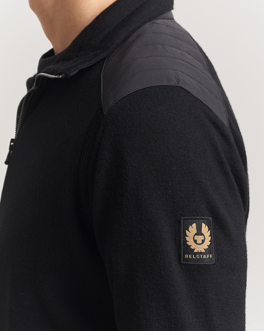 Heren | Truien | Belstaff | Kelby Zip Cardigan Black
