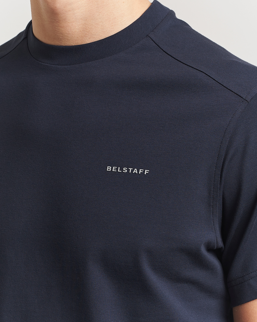 Heren | T-shirts | Belstaff | Alloy Cotton T-Shirt Navy