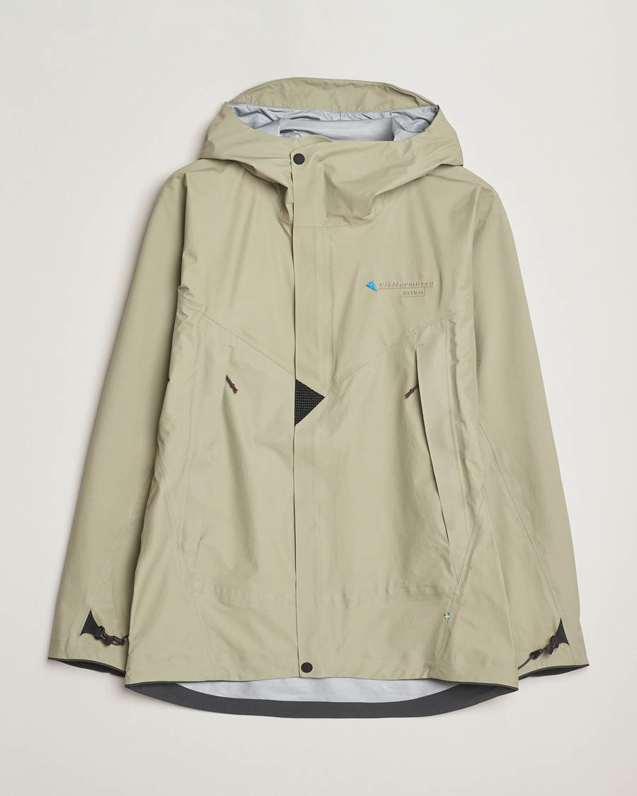 Heren | Jassen | Klättermusen | Asynja Lightweight Waterproof Jacket Silver Green