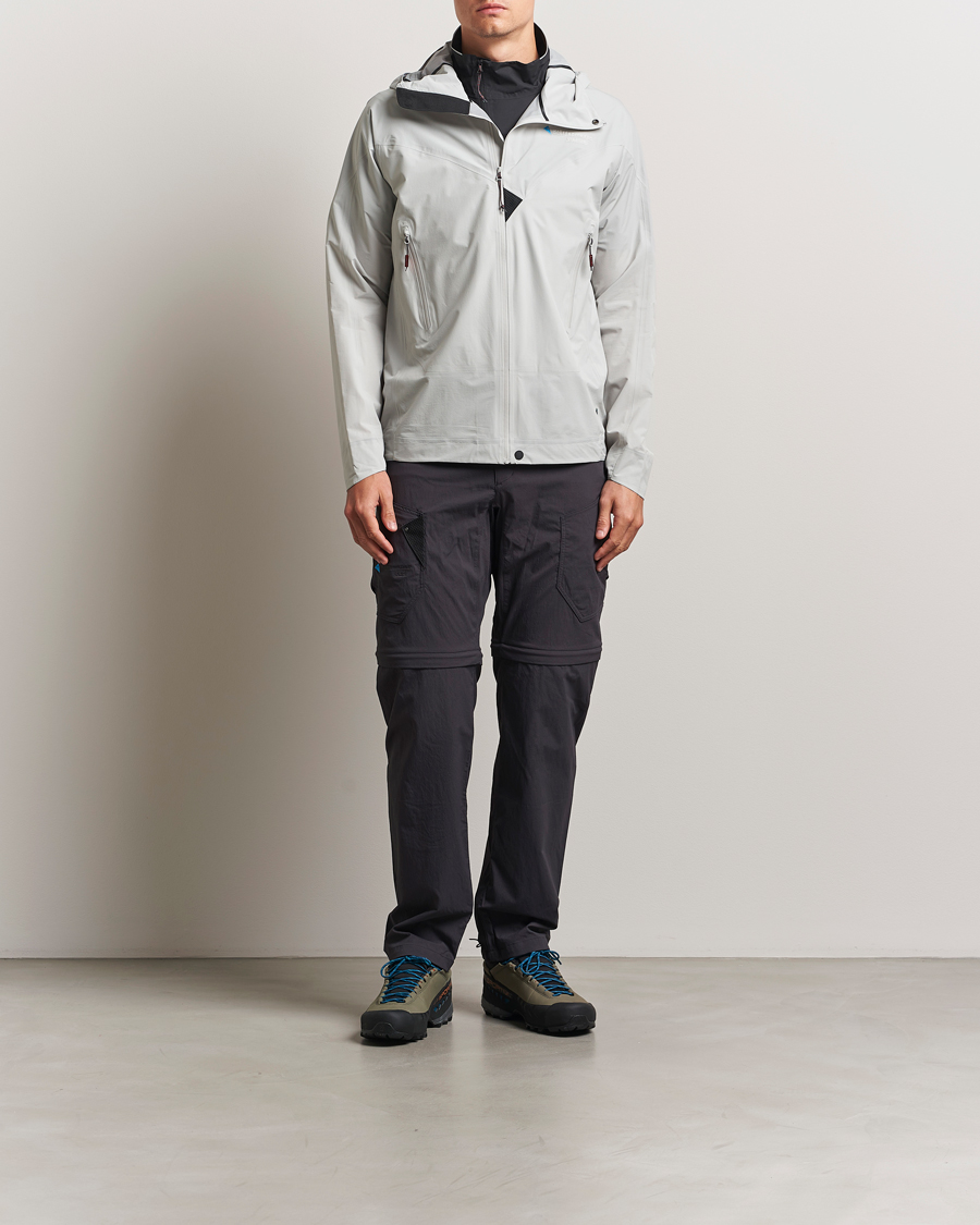 Heren | Jassen | Klättermusen | Vingtor Hooded Shell Jacket Moon